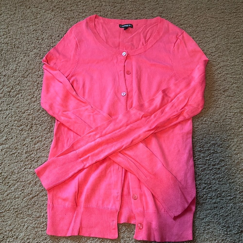 Express pink cardigan New condition